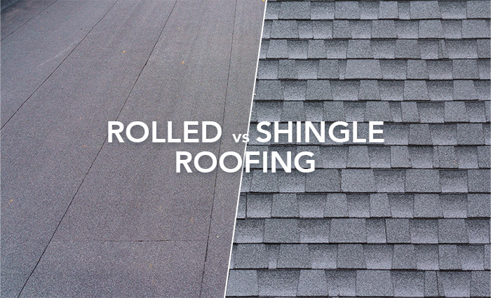 rolled roofing vs shingles roofing