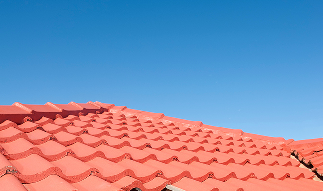 clay concrete tile roof