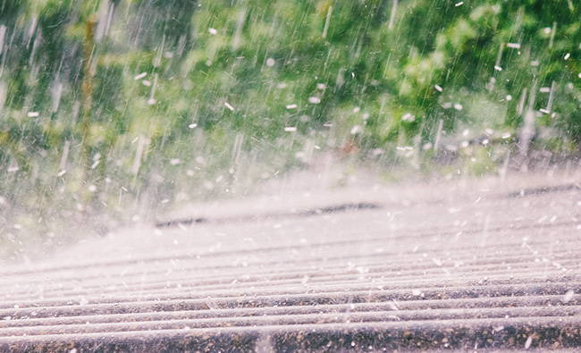 shingle protecting roof from hail damage