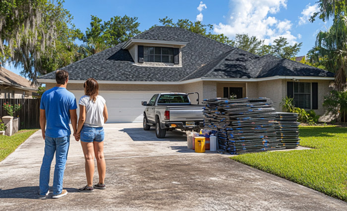 Should I Stay Home During Roof Replacement?