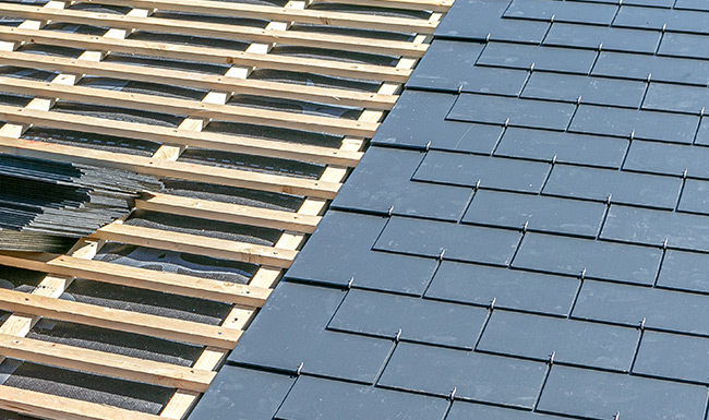 slate roof